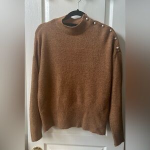 Sweater with pearls detail